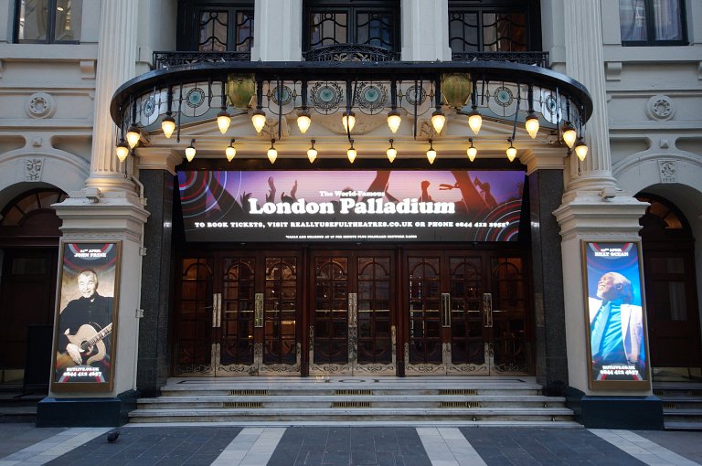 LED video display at the London Palladium