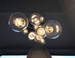 Bespoke atrium chandelier